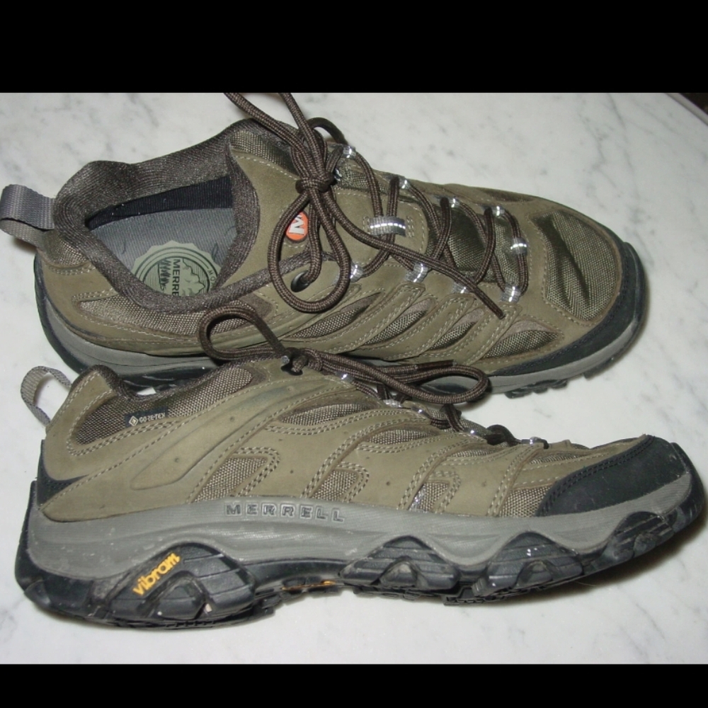 RARE Merrell Moab 3 ‐ Hiking Shoes - Olive Green Size 12 - Great Condition